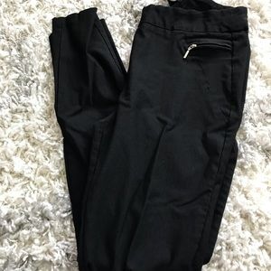Black Pull On Work Pants